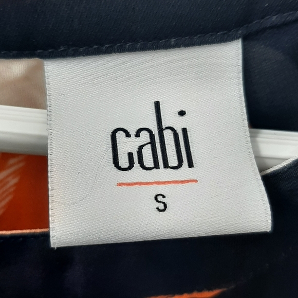 CAbi Blossom Floral Cap Sleeve Double Layer Blouse - Picture 10 of 10